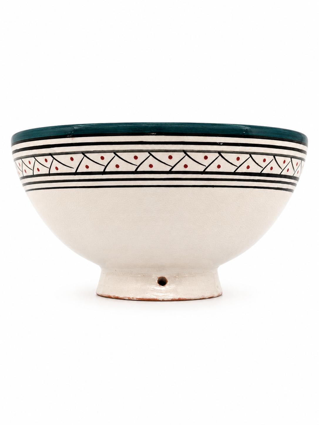 Marokkaanse Salade Bowl Groen 30cm
