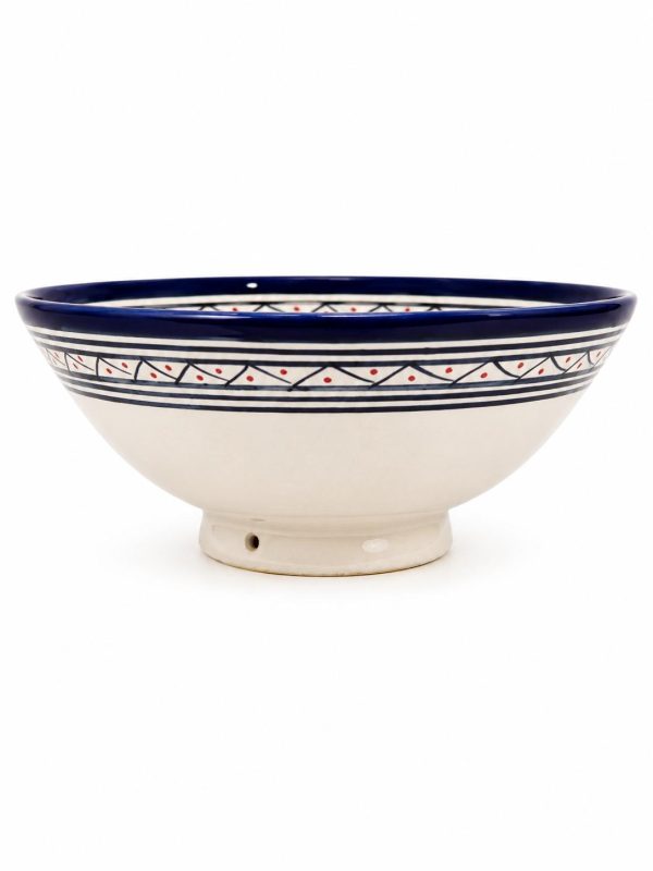 Marokkaanse Salade Bowl Blauw 30cm