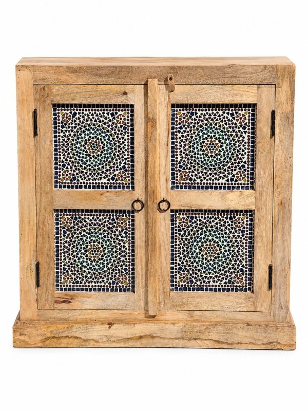 Kast Mozaïek Teak Hout