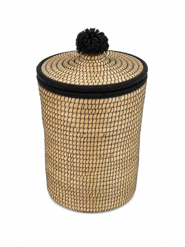 Marokkaanse Opbergmand Naturel 60cm