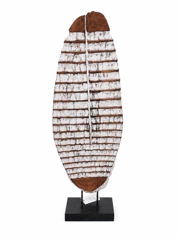 Veer Teak Hout Sculptuur